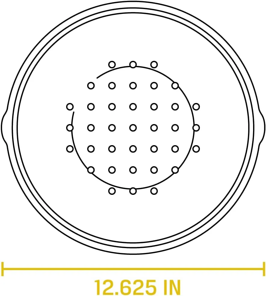 Lodge L10SC3 Cast Iron Lid, 12-inch