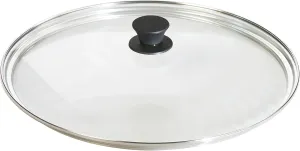 Lodge Round Tempered Glass Lid - Versatile Glass Lid for 15 Inch Skillets, Pans, and Dutch Ovens - Dishwasher Safe and Oven Safe up to 400° - 15 Inch