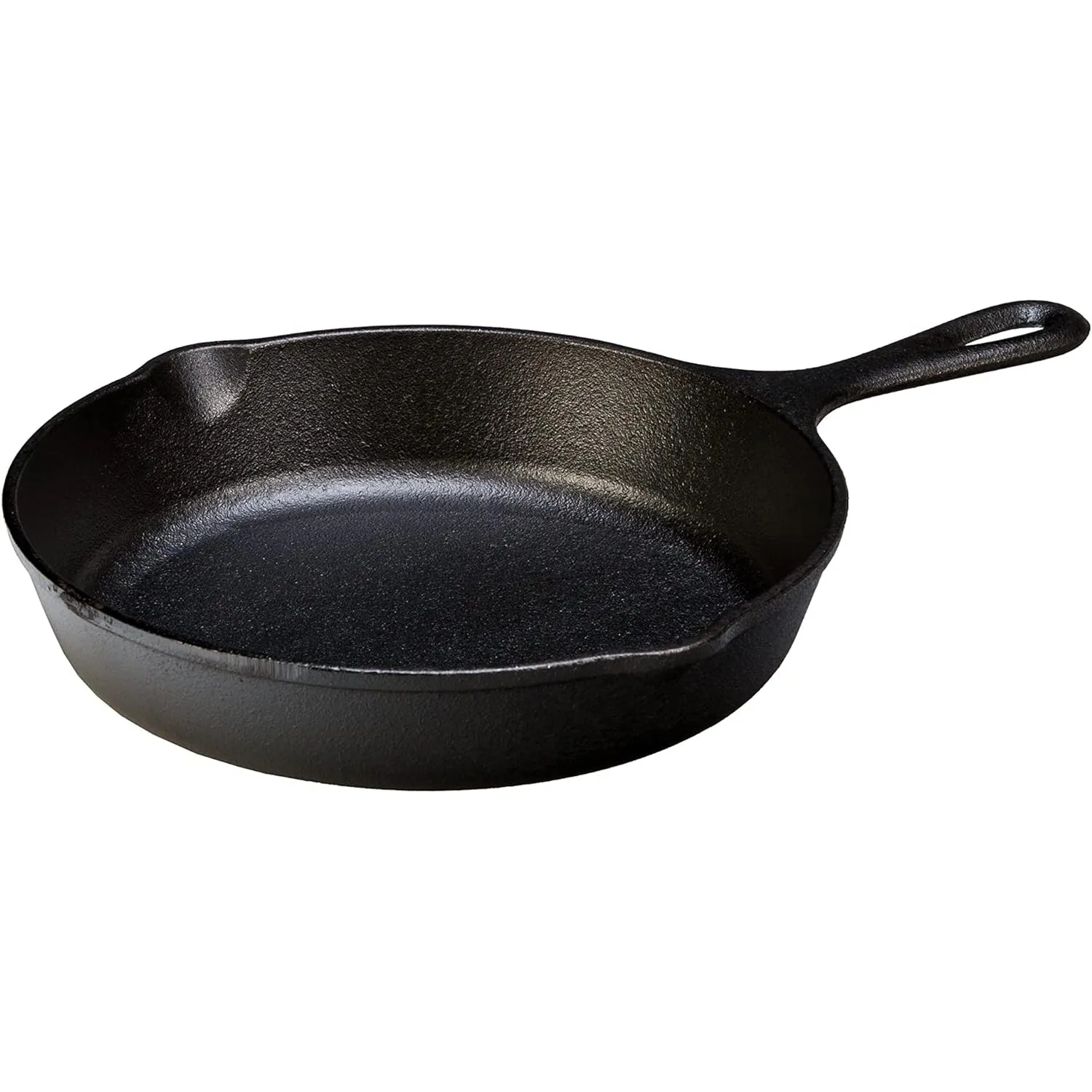 Lodge Seasoned Cast Iron Skillet - 12 Inch Ergonomic Frying Pan with Assist Handle, black