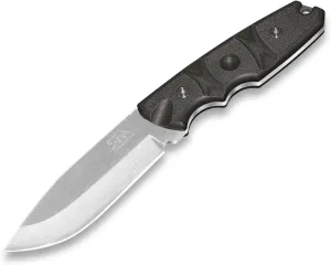 LYNXGEAR Fixed Blade Hunting Knife with Sheath, 9.5in D2 Steel Full Tang Design & Micarta Handle - Perfect for Outdoor, EDC, Camping, Bushcraft (Black)