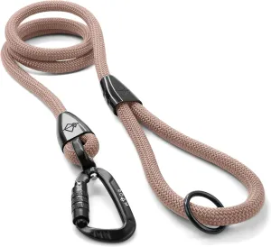 MADE TO ROAM Premium Explorer Leash - Climbing Rope Leash with Autolocking Aviation Aluminum Carabiner - Utah Glow, 4ft