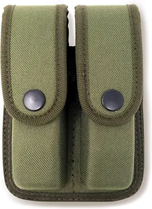 Magazine Pouch Multiuse Holster by Houston - Made in Nylon Thermofoil for Durability and Versatility. Mag Pouch MOLLE Compatible with Belt Loop for 9mm and .40 Cal Double Stack Clip Fits Most Pistols