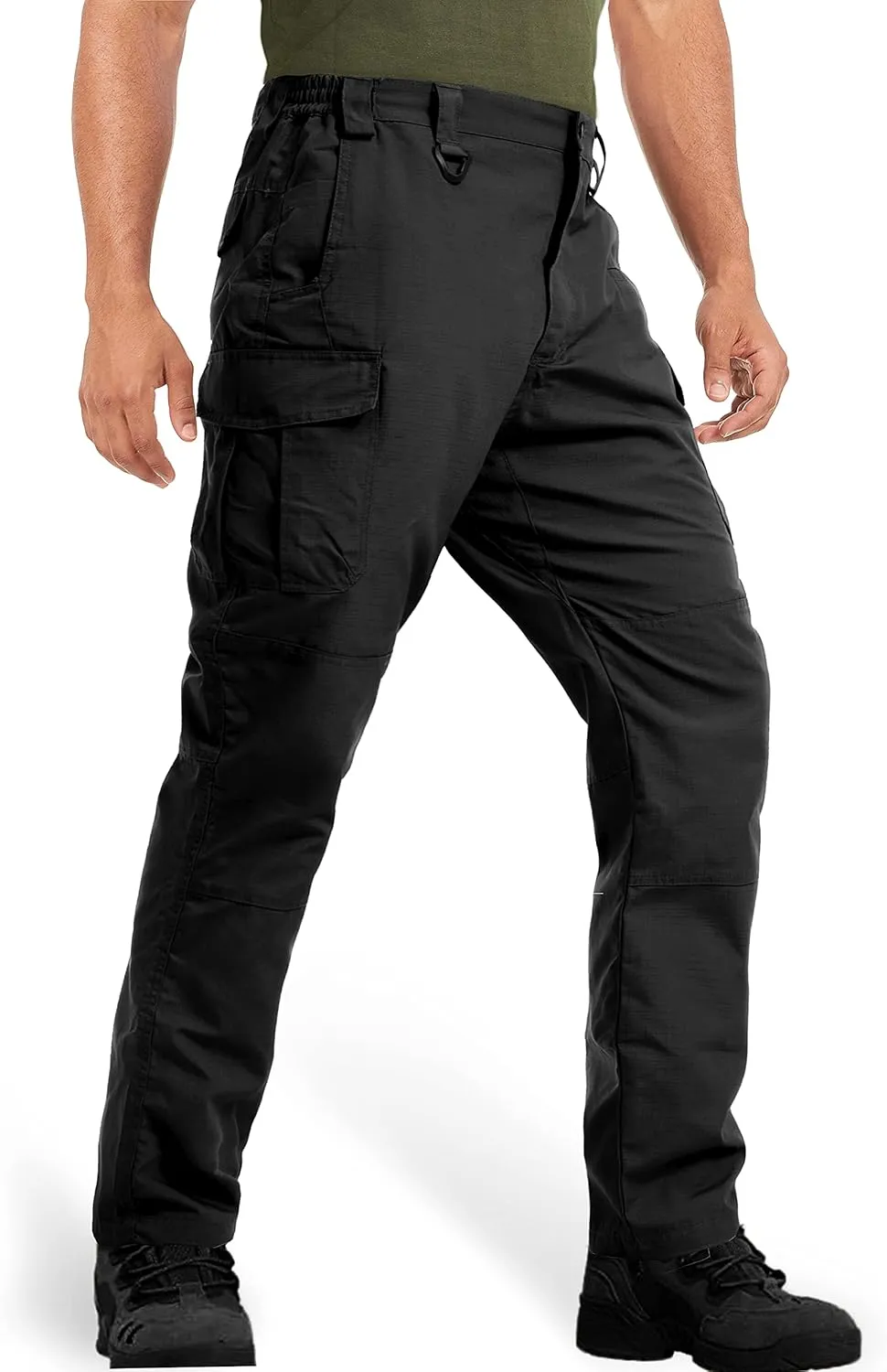 MAGCOMSEN Men's Tactical Pants 9 Pockets Ripstop, Water Repellent, Cargo Pants for Work, Hiking, Hunting(No Belt)