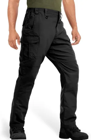 MAGCOMSEN Men's Tactical Pants 9 Pockets Ripstop, Water Repellent, Cargo Pants for Work, Hiking, Hunting(No Belt)