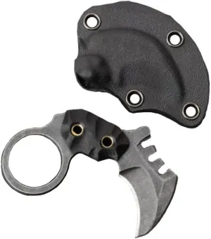MASALONG Outdoor Survival Claw Mini Small Tactical Knife Bear Fixed Blade Knife with Sheath