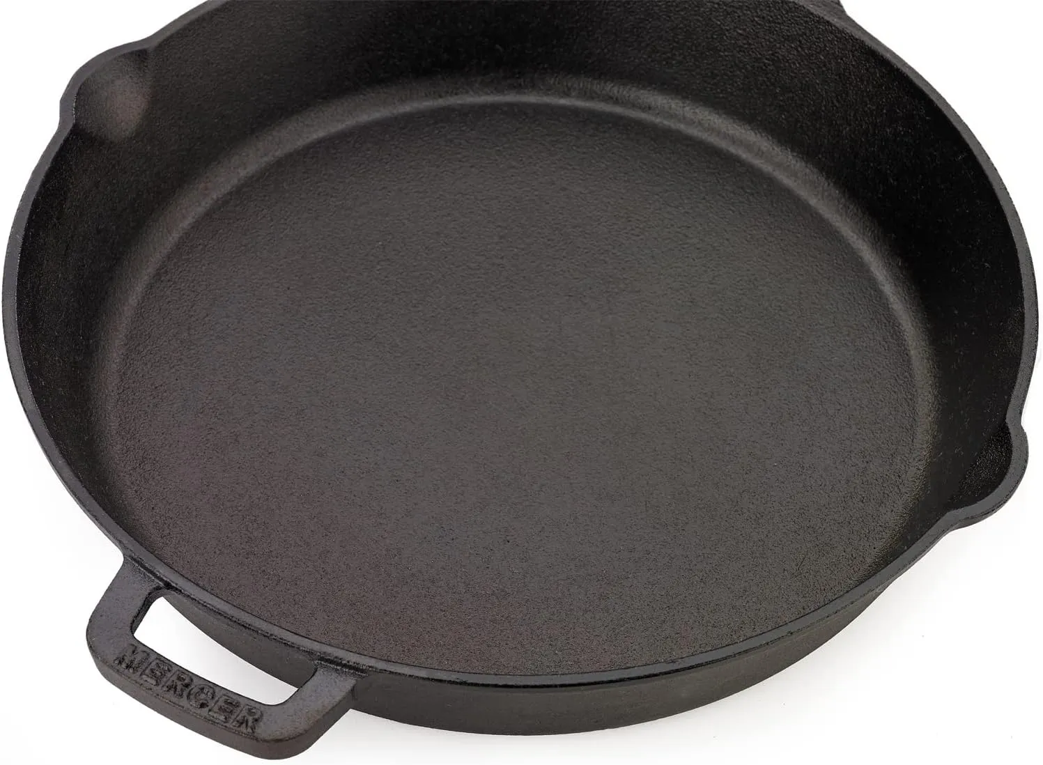 Mercer Culinary Pre-Seasoned Cast Iron Skillet, 12-Inch