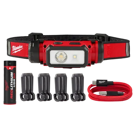 MILWAUKEE REDLITHIUM™ USB Hard Hat Headlamp