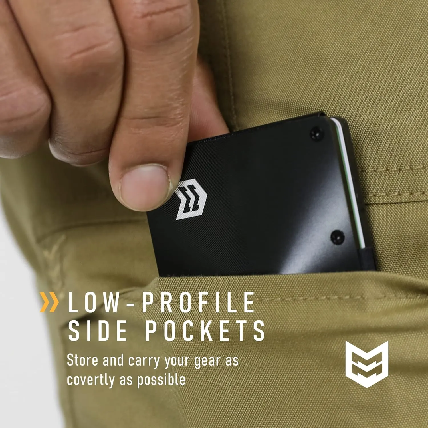 MISSION MADE Tactical Shorts for Men, Water Repellent, Lightweight, Premium Stretch, Hiking Outdoor Work Shorts