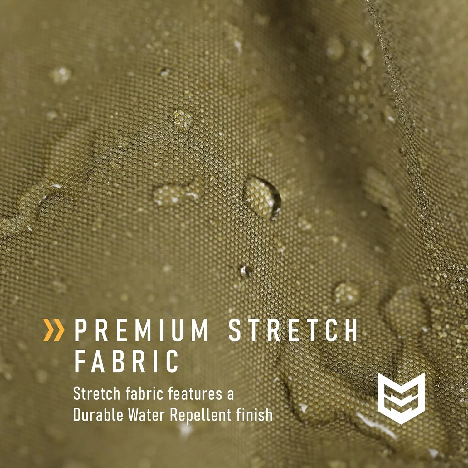 MISSION MADE Tactical Shorts for Men, Water Repellent, Lightweight, Premium Stretch, Hiking Outdoor Work Shorts