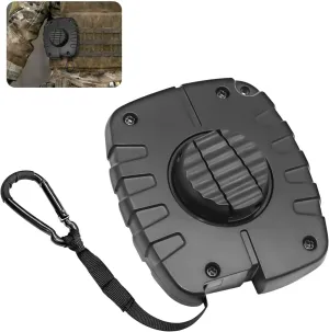 Mokcoliy]【Stealth Hunting Retractor Tree Stand Hoist with Silent Rope Retrieval, ABS Anti- Pulley System, Compact Gear Lifter for Outdoor Enthusiasts, Hunting & Climbing Accessories