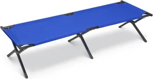 MoNiBloom Folding Camping Cot Portable Fold up Cots with Carry Bag for Sleeping Lounging Office/Home Nap Outdoor Travel, 660lbs (Max Load), Blue