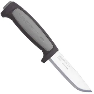 Morakniv Craftline Robust Fixed-Blade Knife with Carbon Steel Blade and Combi-Sheath, 3.6 Inch