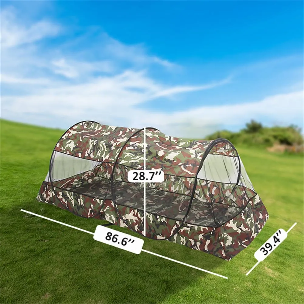 Mosquito Tent,Folding Netting Bed Tent,Portable Mosquito Netting with Bottom,Camping Tent Fine Mesh Mosquito Net for Adults Kids Travel Camping Backyards Canopy Outdoor (Sunshade, 1 Person)