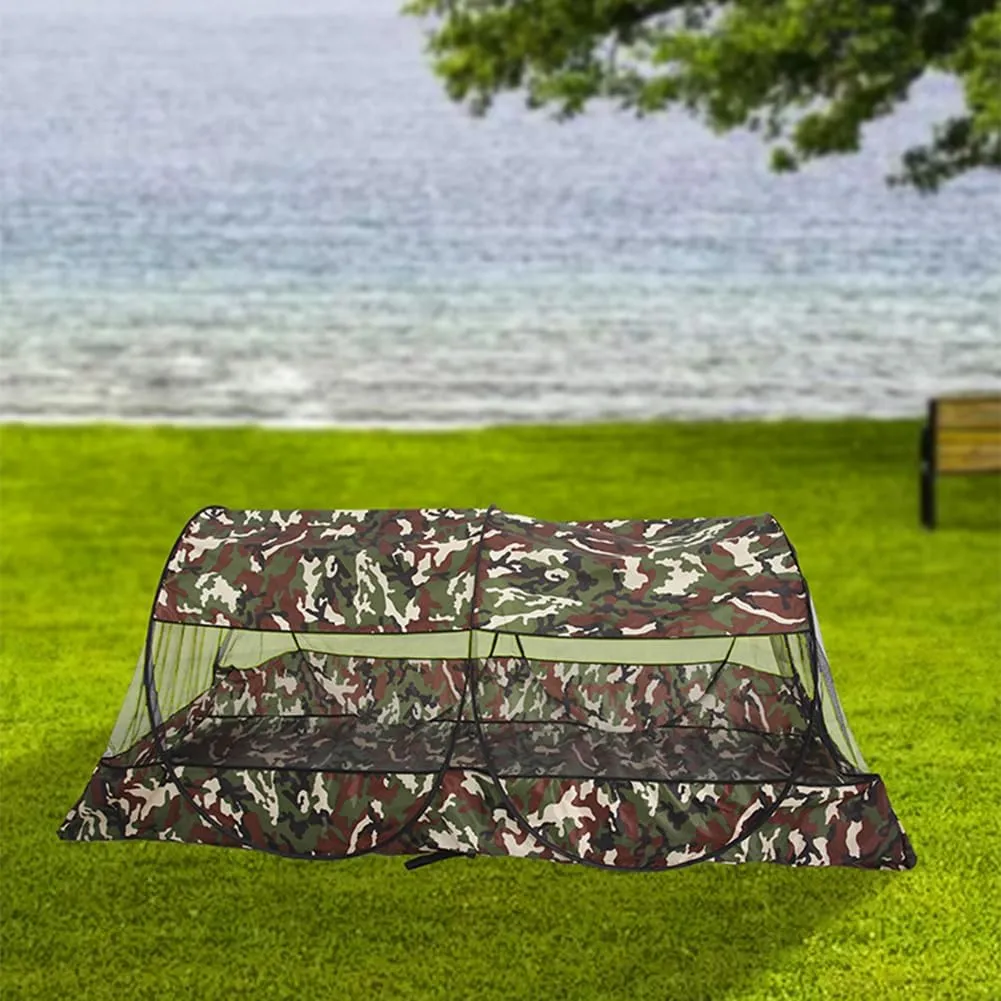 Mosquito Tent,Folding Netting Bed Tent,Portable Mosquito Netting with Bottom,Camping Tent Fine Mesh Mosquito Net for Adults Kids Travel Camping Backyards Canopy Outdoor (Sunshade, 1 Person)