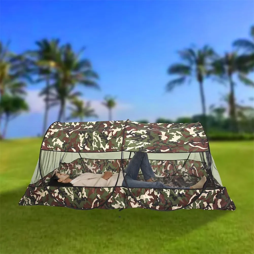 Mosquito Tent,Folding Netting Bed Tent,Portable Mosquito Netting with Bottom,Camping Tent Fine Mesh Mosquito Net for Adults Kids Travel Camping Backyards Canopy Outdoor (Sunshade, 1 Person)