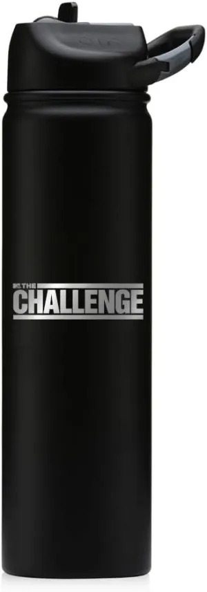 MTV - The Challenge Laser Engraved SIC Water Bottle - 27oz - Matte Black - Officially Licensed