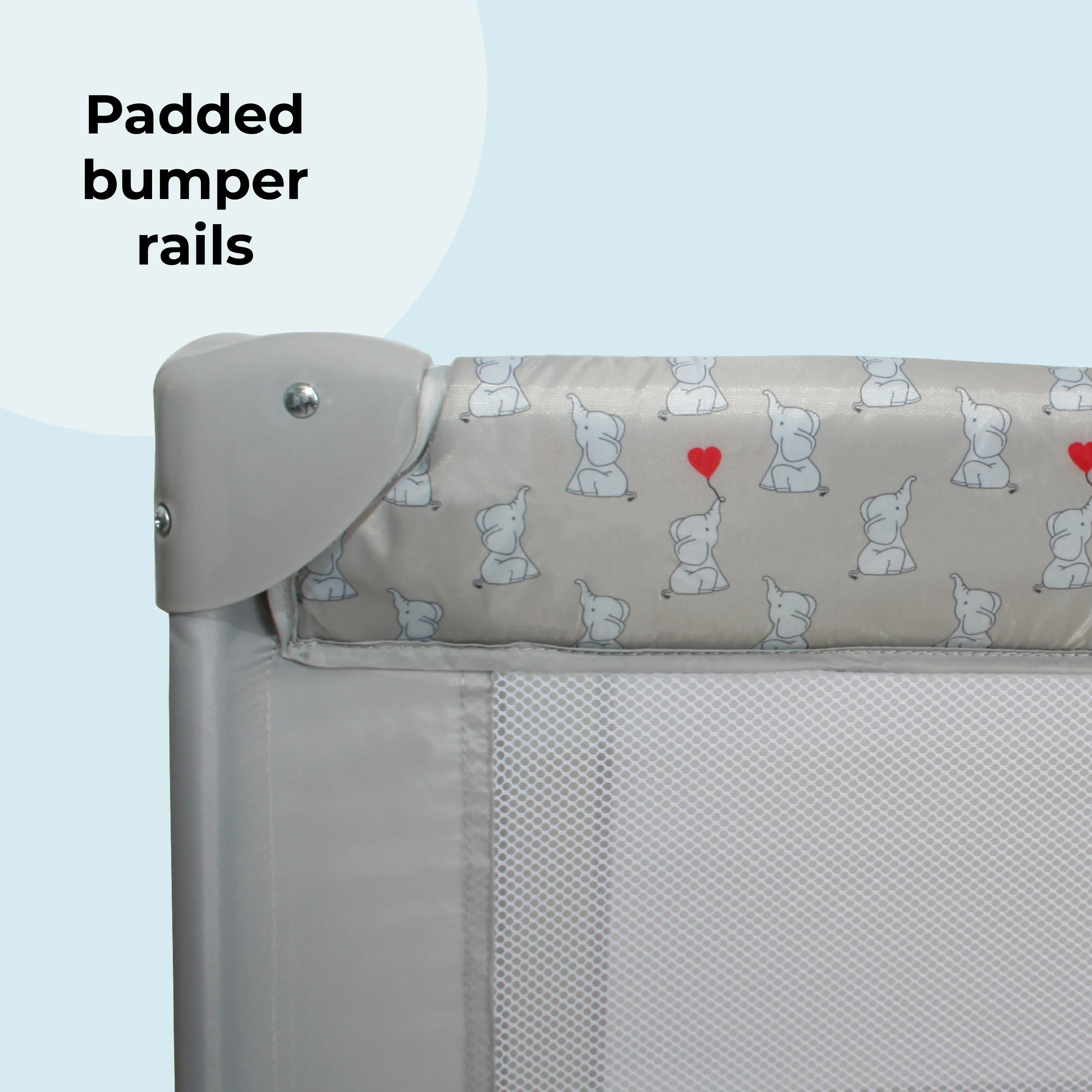 My Babiie Elephants Travel Cot