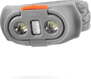 NEBO Einstein Powerful 500 Lumen Headlamp, Compact Low-Profile Headlamp with 5 Light Modes