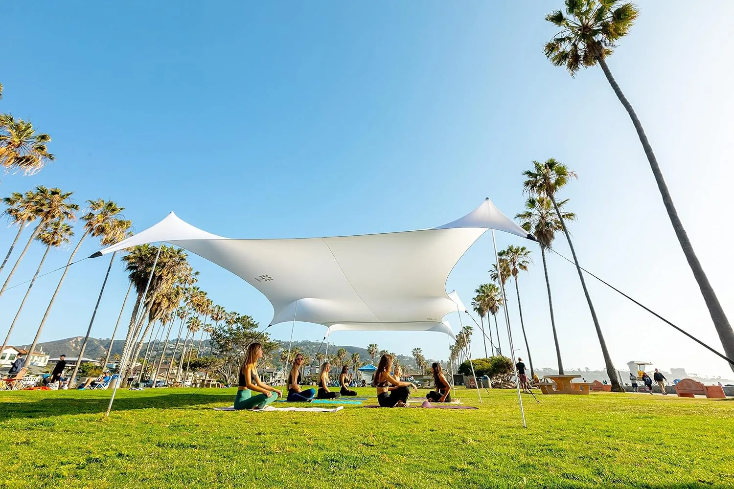 Neso Party Tent, 8 Ft Height, 11X22 Ft, 23 Pounds, Canopy Event Tent for On and Off The Beach