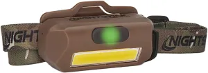 Nightstick USB-4510F Multi-Flood USB Headlamp w/Brim Clip & Camo Strap - LiPo - Flat Dark Earth