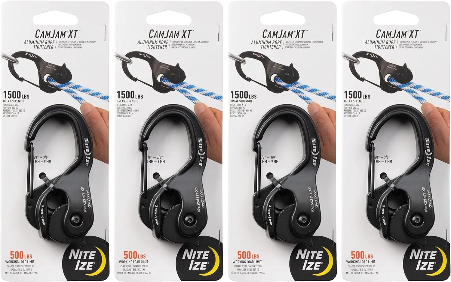 Nite Ize CamJam XT Aluminum Rope Tightener 500 lb.