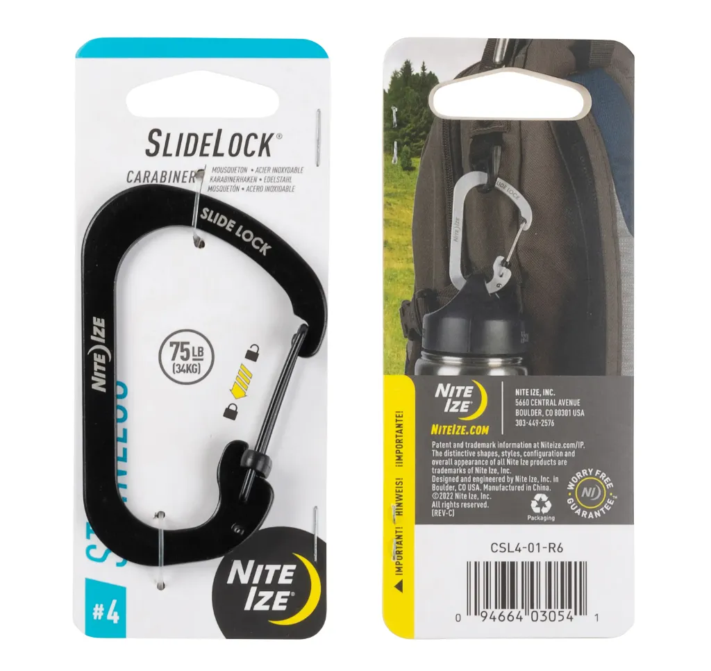 Nite Ize SlideLock® Carabiner Stainless Steel