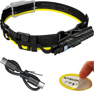 Nitecore Carbon Battery 6K Kit Headlamp Runtime Extender for NU40, NU43, NU45, NU50, and HC65 UHE Headlamps