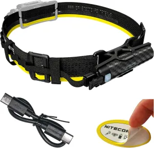 Nitecore Carbon Battery 6K Kit Headlamp Runtime Extender for NU40, NU43, NU45, NU50, and HC65 UHE Headlamps