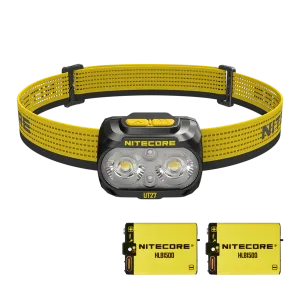 Nitecore UT27 Pro 800 lumen Rechargeable Running Headlamp - Includes Extra HLB-1500 Battery