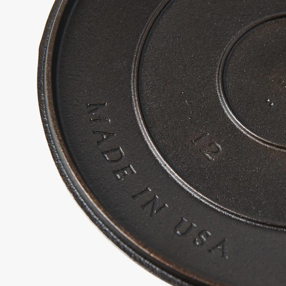 No.12 Cast Iron Skillet Lid From Field Company