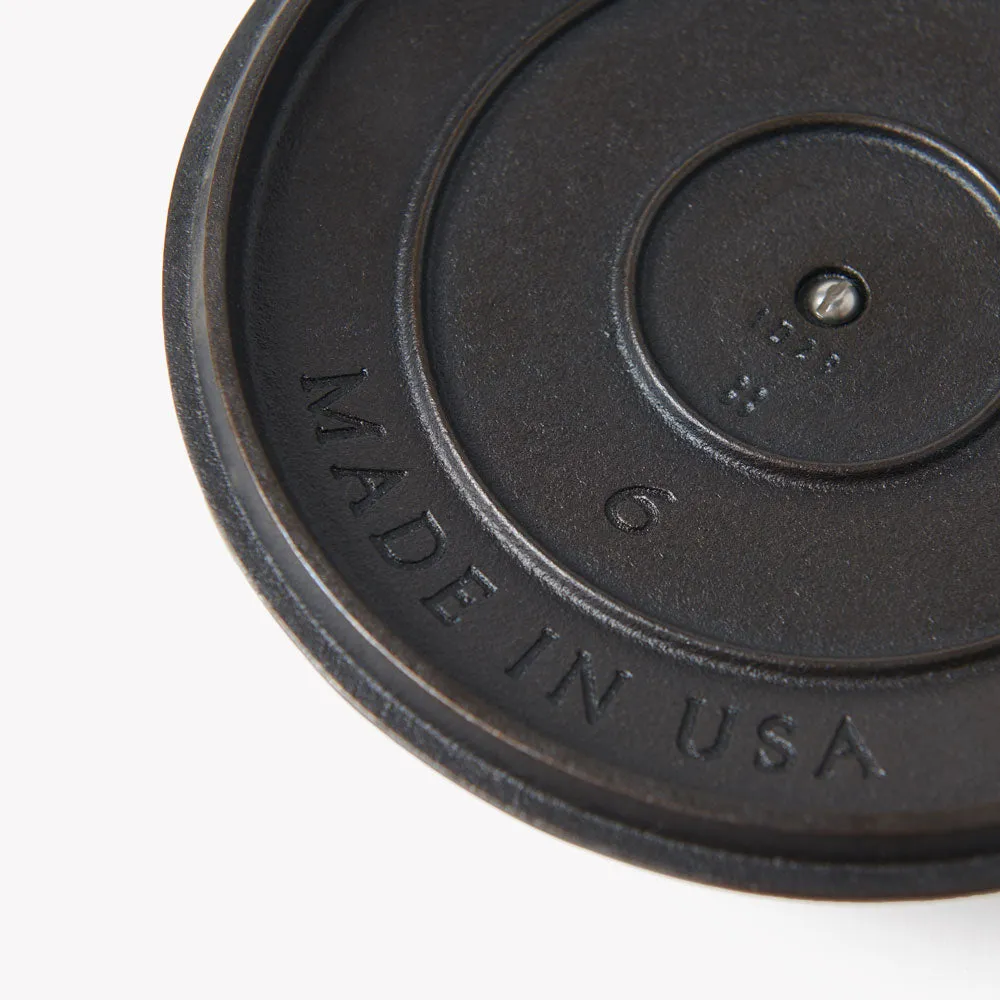 No.6 Cast Iron Skillet Lid From Field Company