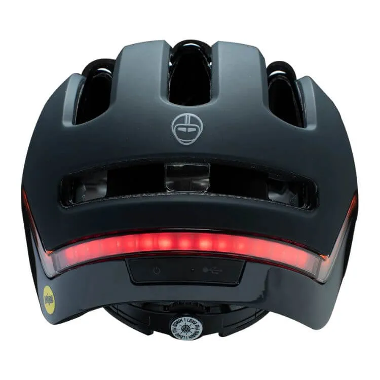 NUTCASE VIO MIPS LED LIGHT HELMET KIT BLACK