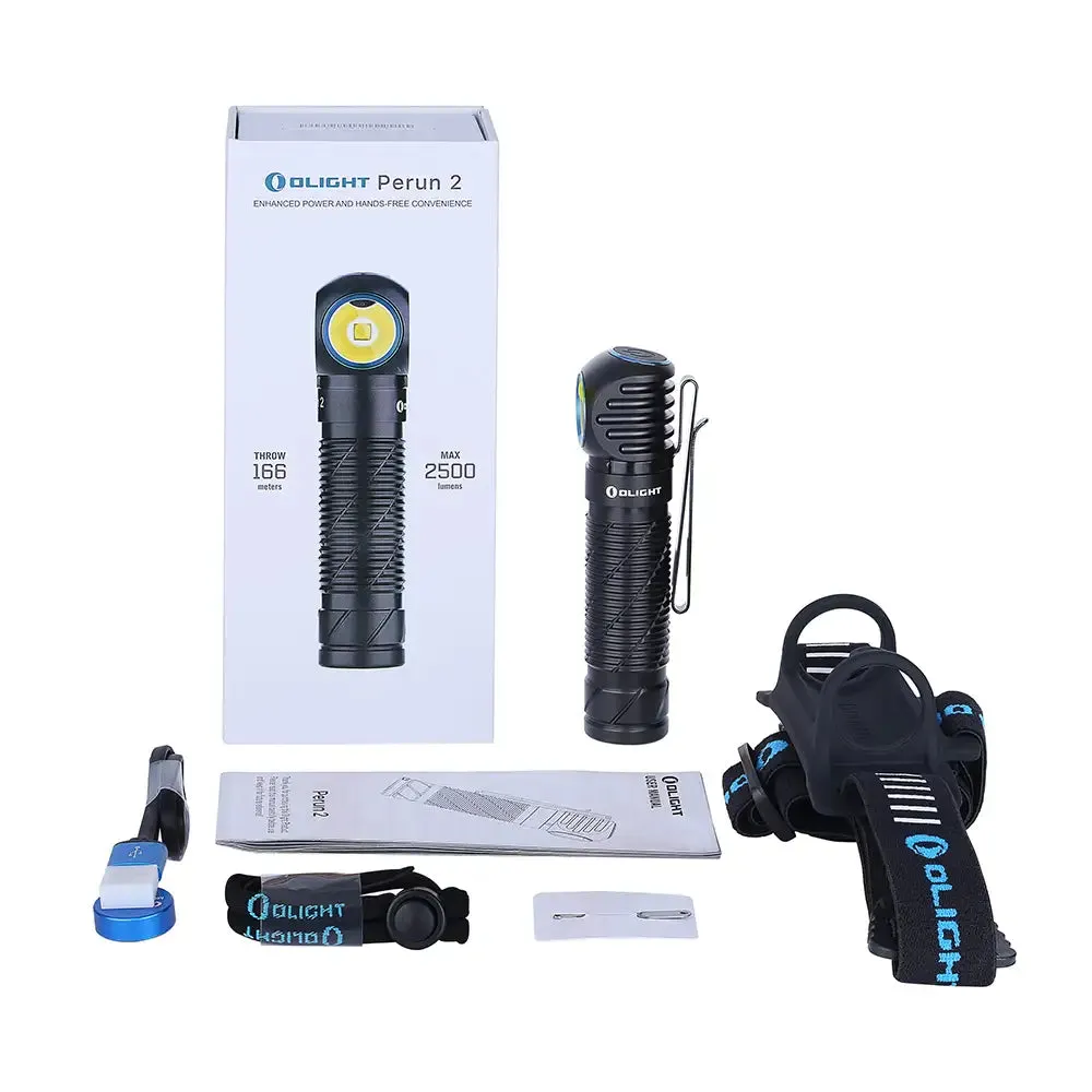 Olight Perun 2 | 2500 Lumens Rechargeable LED Torch/Head Mounted