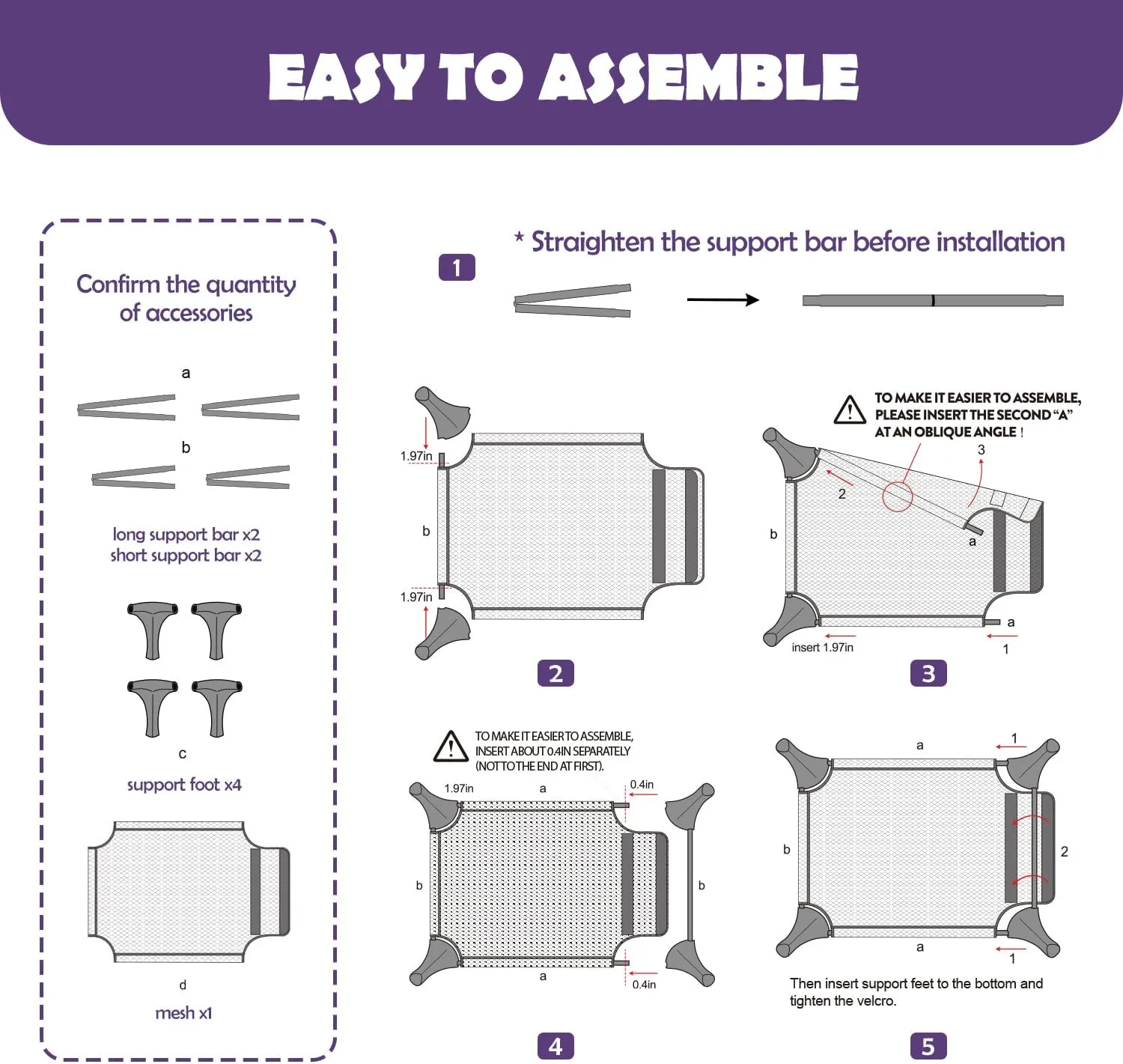 Outdoor Elevated Dog Bed With Portable Bag, Easy to Assemble for Medium Small Dogs, Raised Cot With Pet-Friendly Feet, Breathable Mesh for Camping or Travel, Dark Grey