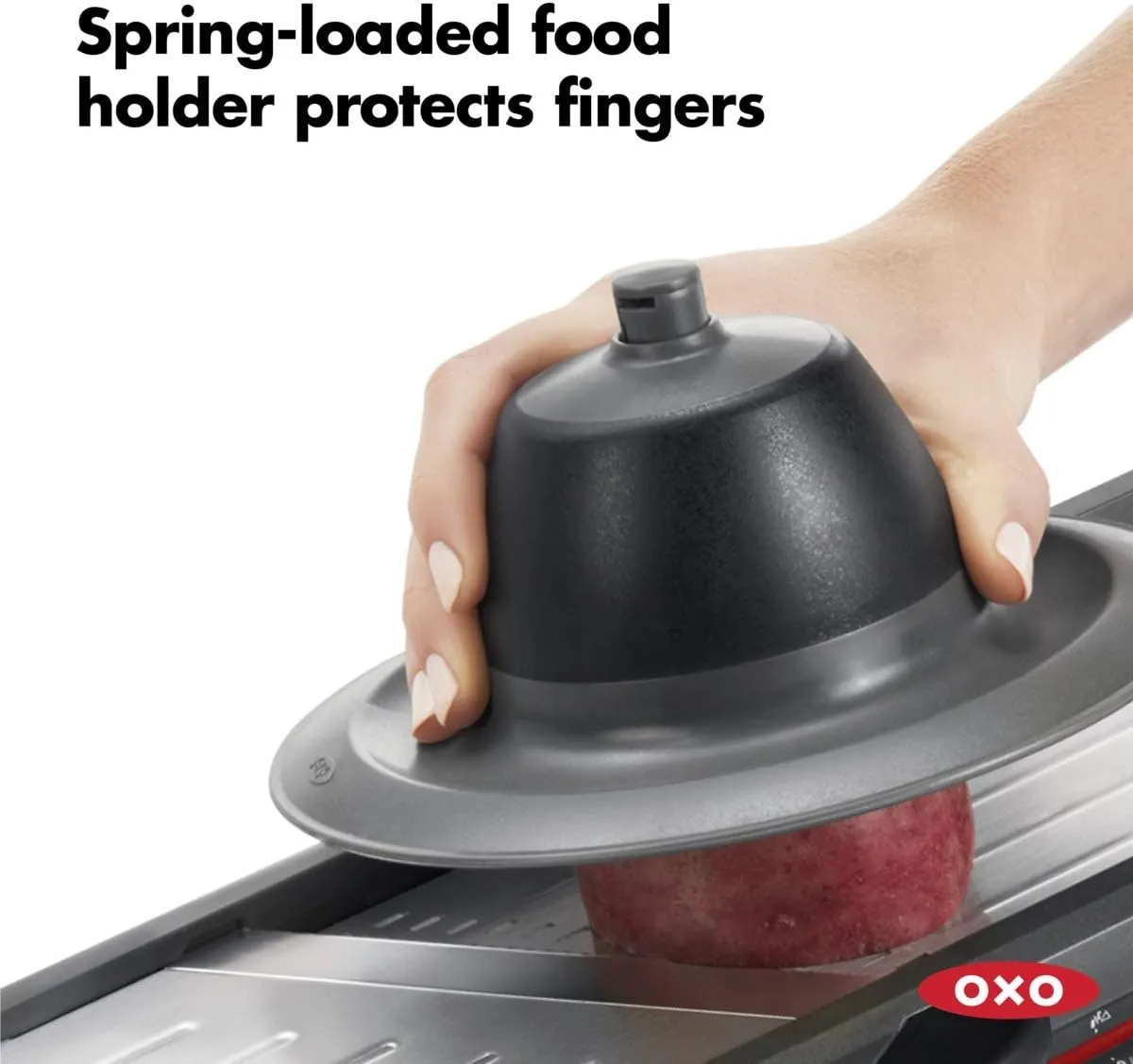 OXO Good Grips Chef's Mandoline Slicer 2.0, Black & Steel