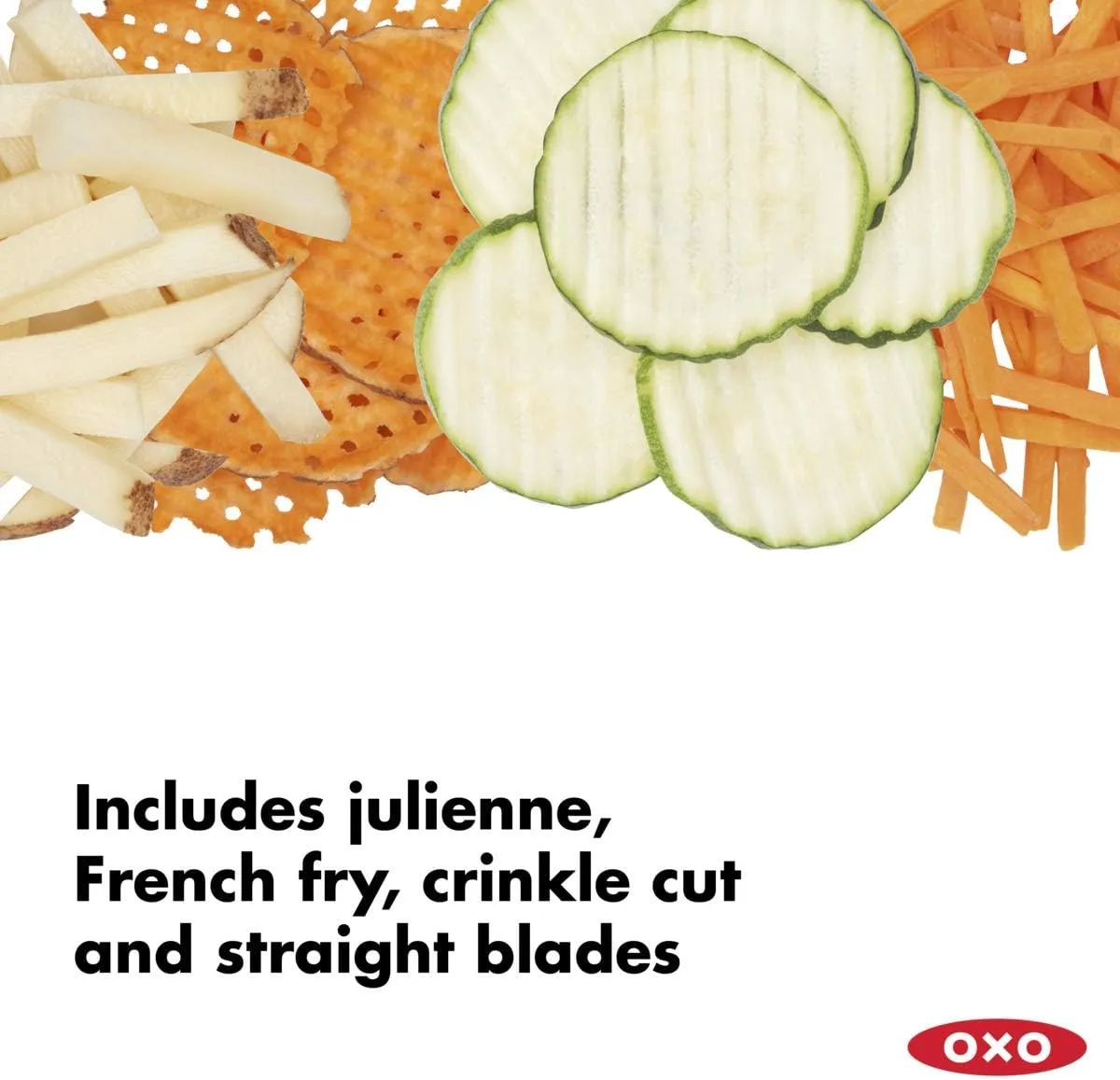 OXO Good Grips Chef's Mandoline Slicer 2.0, Black & Steel