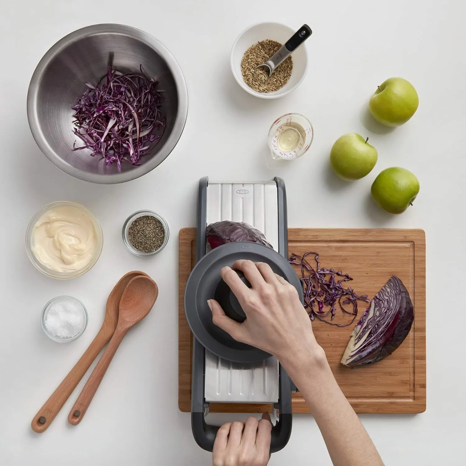 OXO Good Grips Chef's Mandoline Slicer 2.0, Black & Steel
