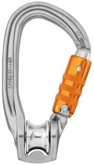 P75 Fits Petzl P75 Tl Pulley Carabiner, 3 In, Silver