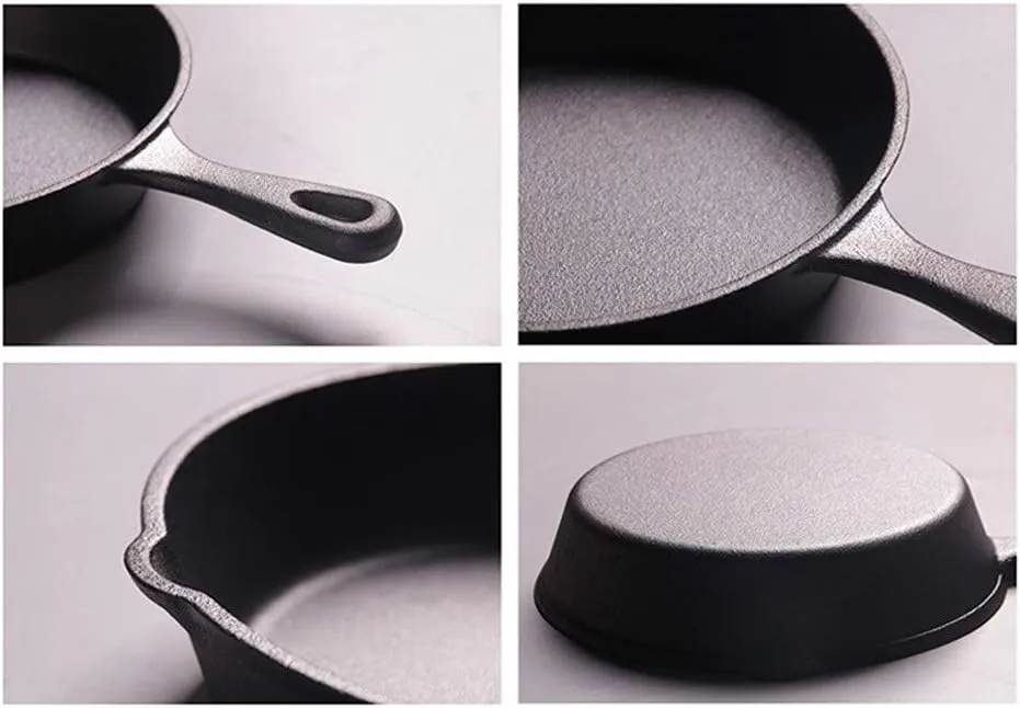 Pan Outdoor Steak Frying Camping Pan Frying Pot Iron Kitchen,Dining & Bar Cooking Utensils Holder for Stove Frying pan Pot