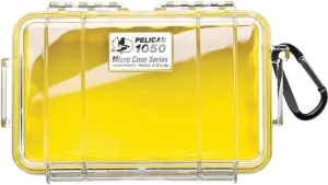 Pelican 1050 Micro Case - for iPhone, GoPro, Camera, and more (Yellow/Clear)