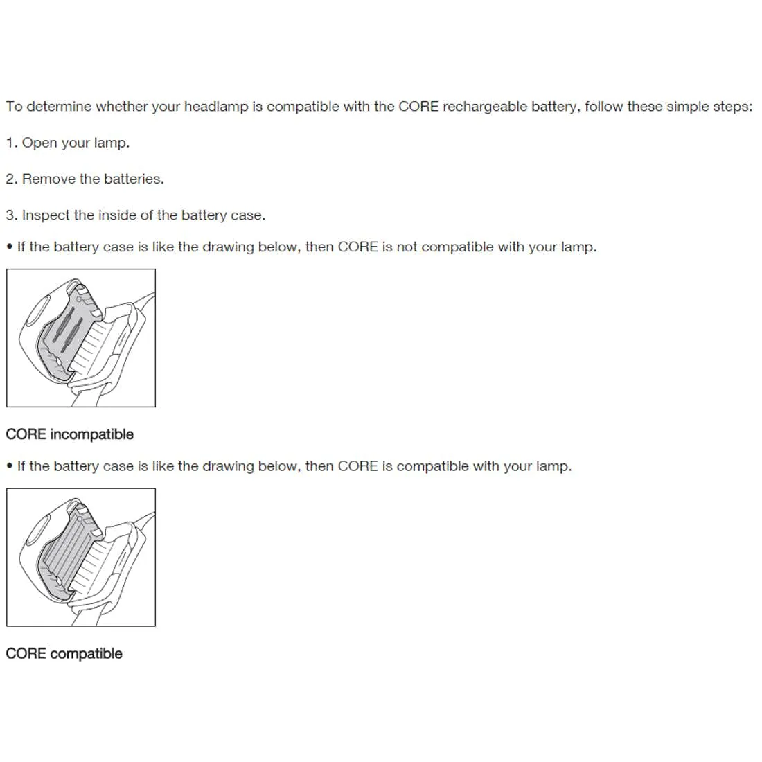 Petzl ACCU Core Headlamp Battery