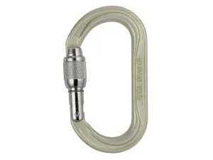 Petzl Oxan Steel Screwlock M72A SL Oval Carabiner