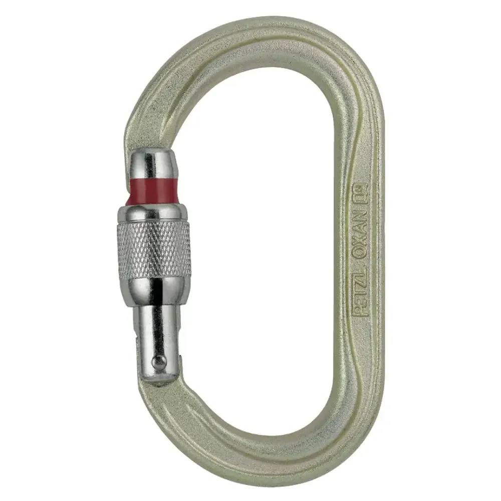 Petzl Oxan Steel Screwlock M72A SL Oval Carabiner