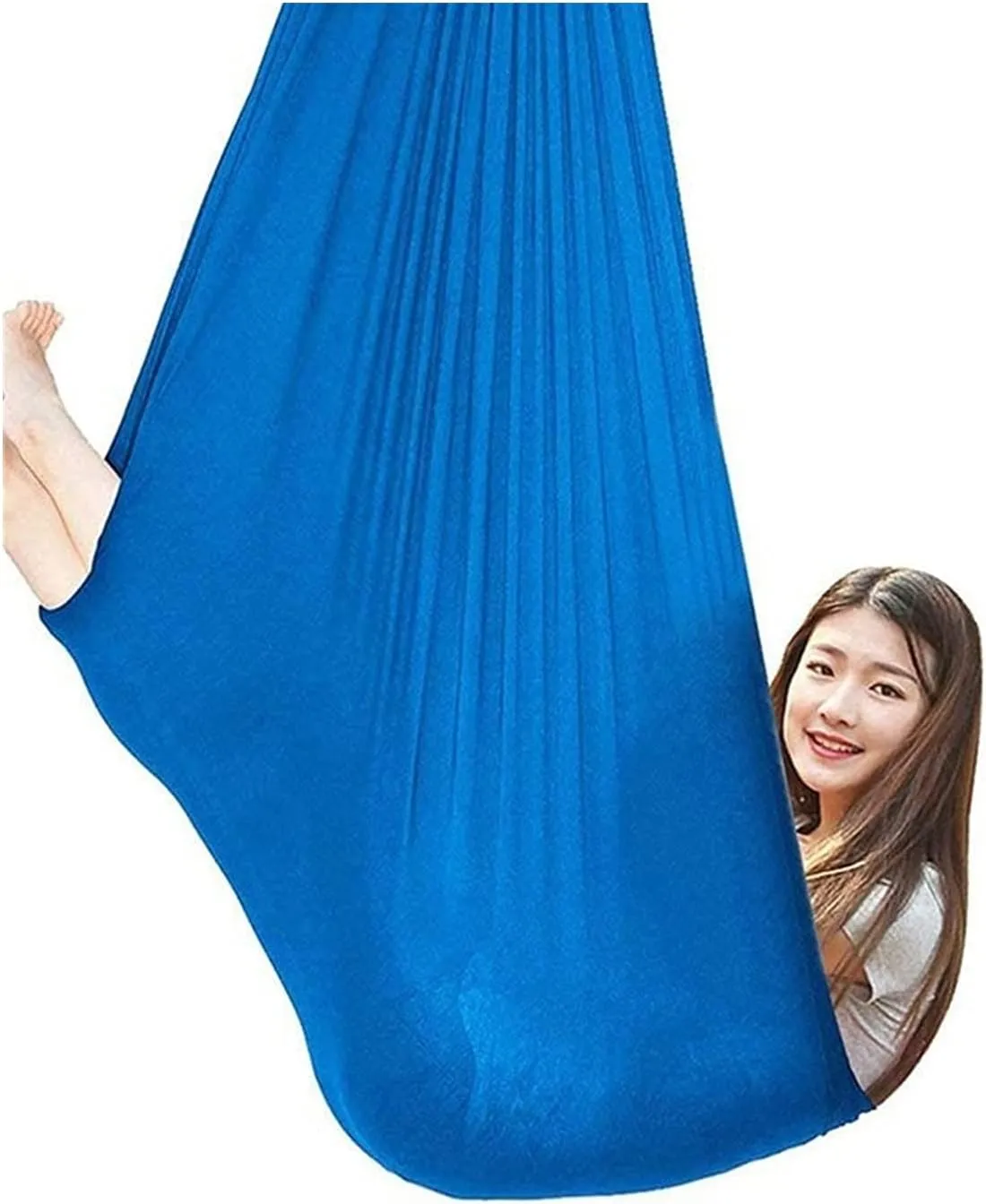 Physical Therapy Swing for Kids Autism, Adjustable Breathable Cuddle Hammock Indoor- Has A Calming Effect On Children (Hanging Hardware Included), Up to 440 Lbs (200 Kg)