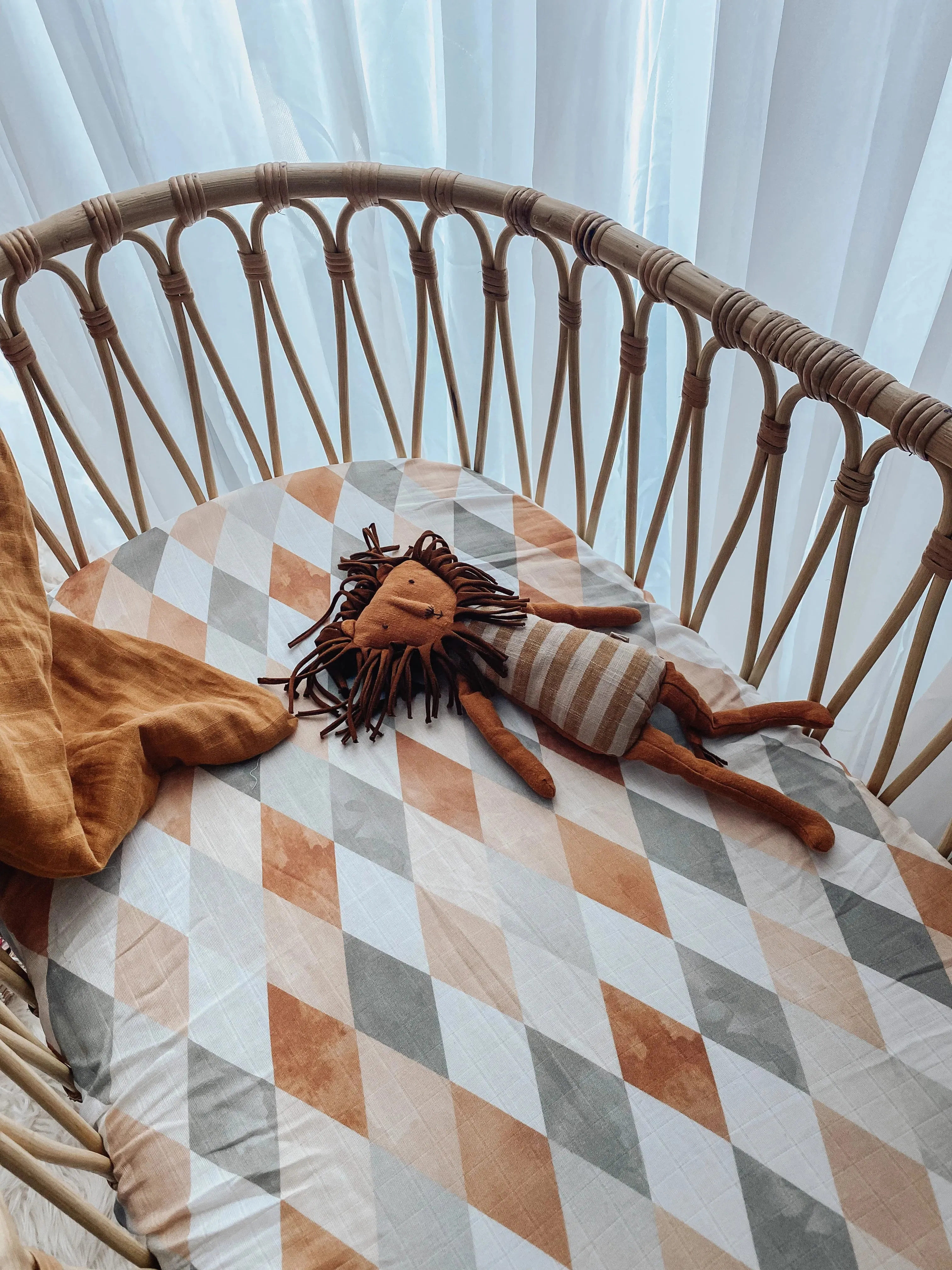 Pop Ya Tot Harlequin Muslin Sheet