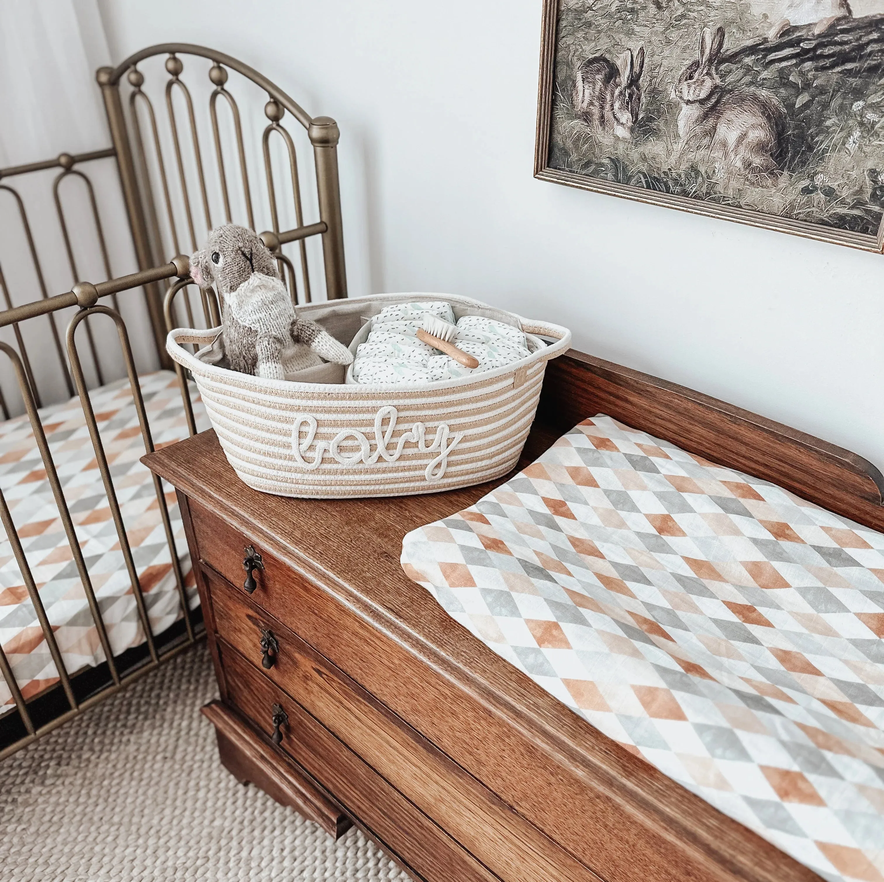 Pop Ya Tot Harlequin Muslin Sheet