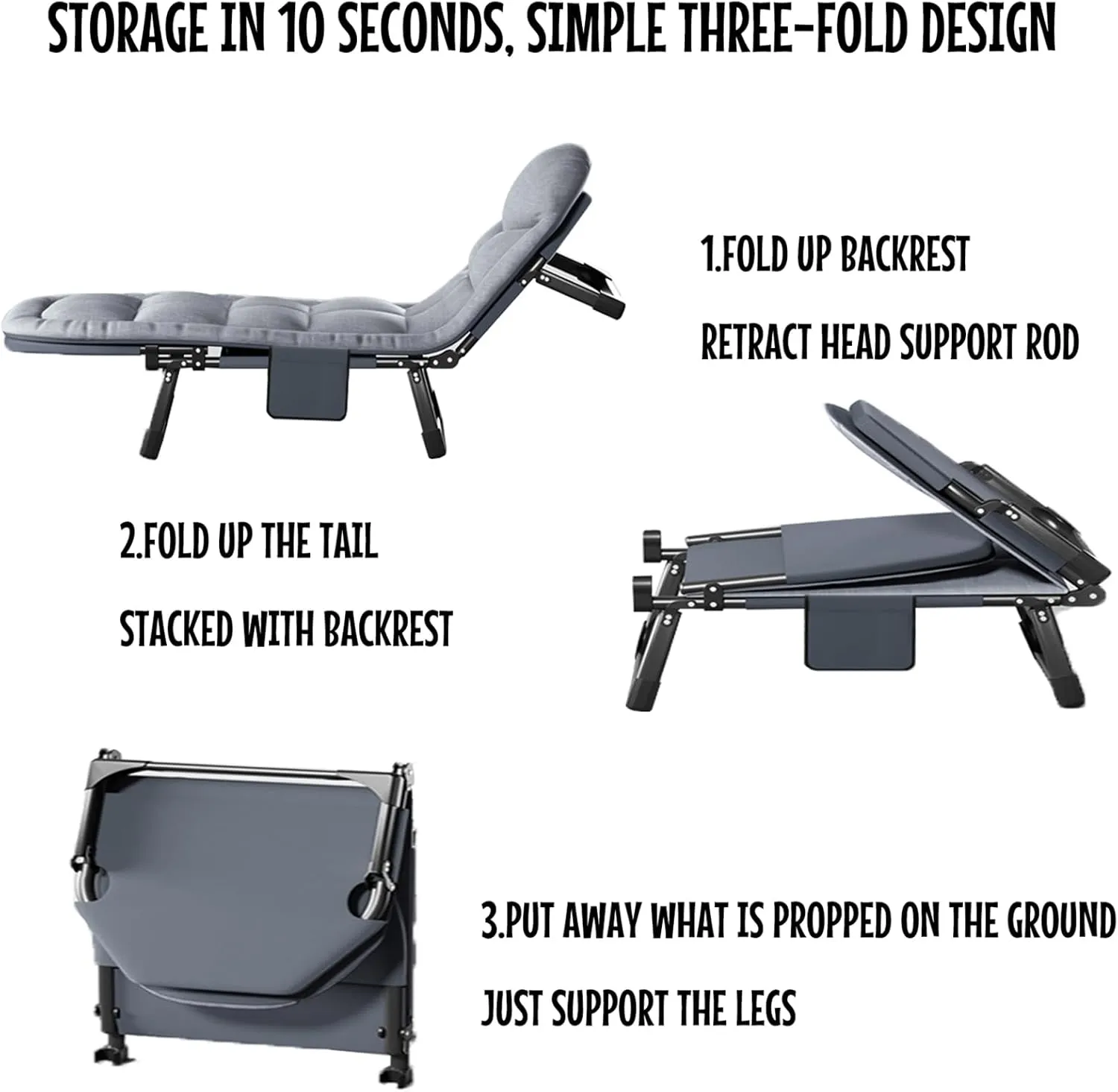 Portable Folding Adult Bed,Camping Cot Folding Camping Beds with Mattress, Extra Wide Heavy Duty Sturdy Camp Bed for Adults, Portable Sleeping Cot for Travel Outdoor Office Indoor Fishing,