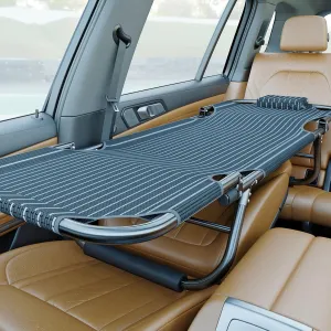 Portable Folding Camping Cot Car Trave Bed Non-Inflatable Portable Universal Sleeping Solution Camp Essentials Bed Office Outdoor Camping Bed Road Trip Camping Bed