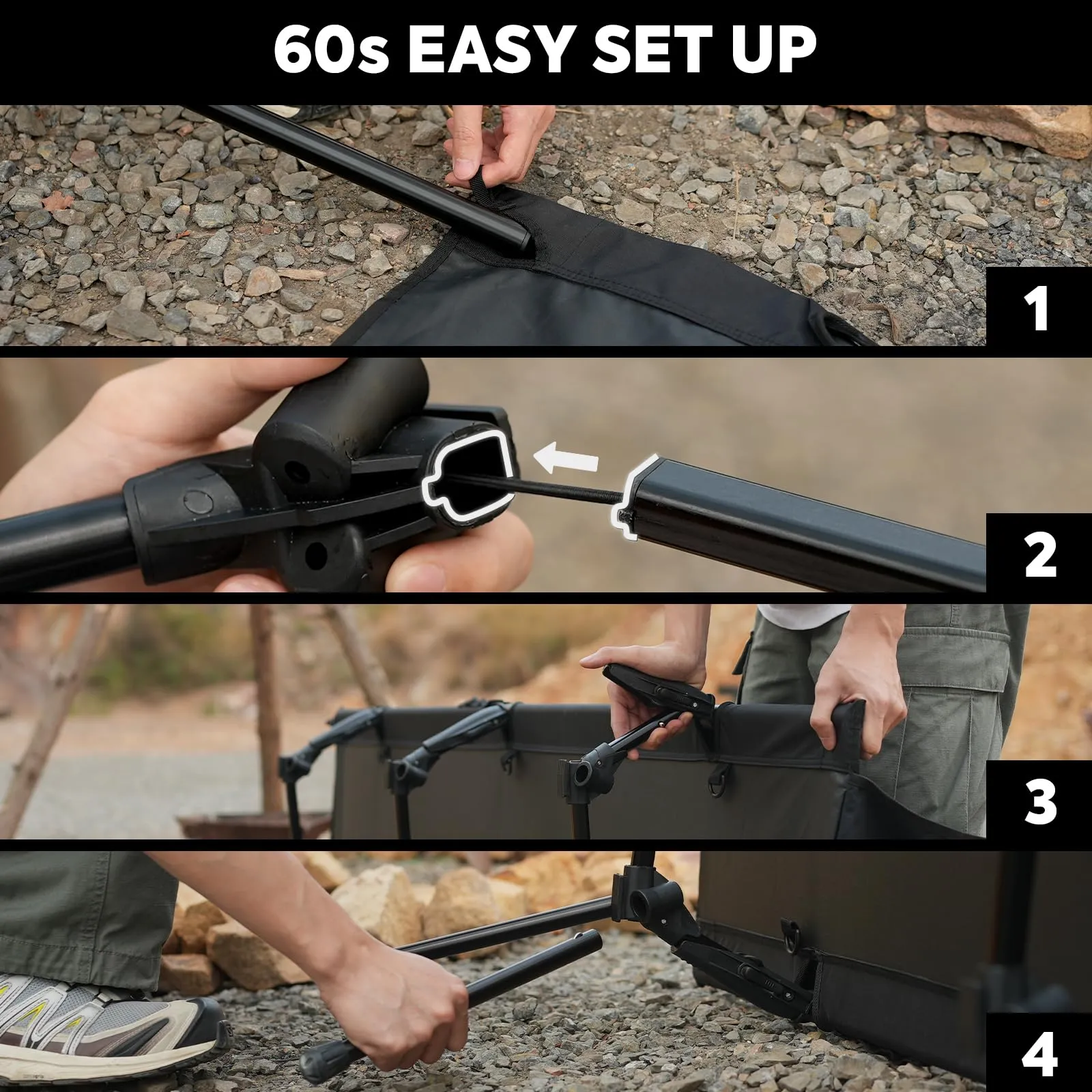 Portable L Size Camping Cot | ICECO Outdoor