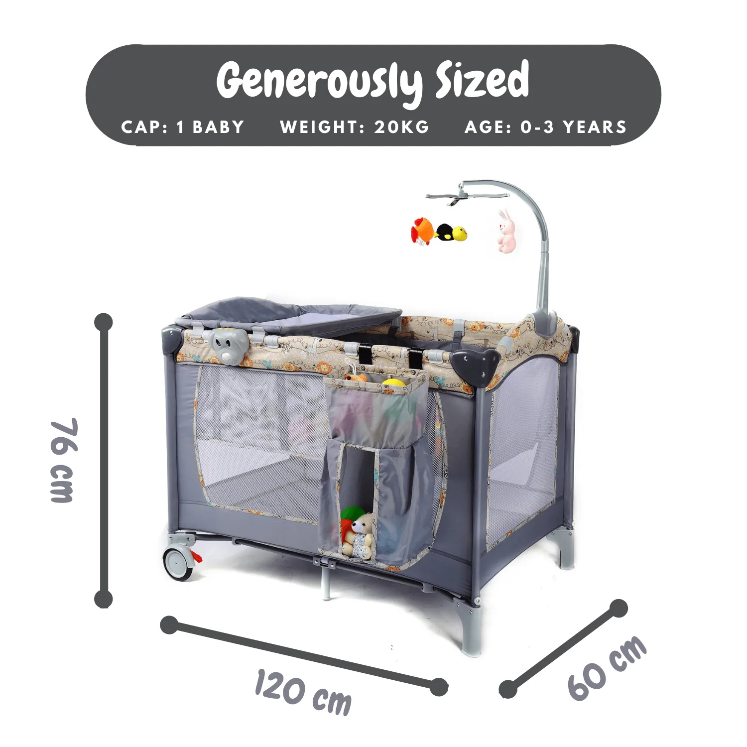 Portable Smart Crib/Cot